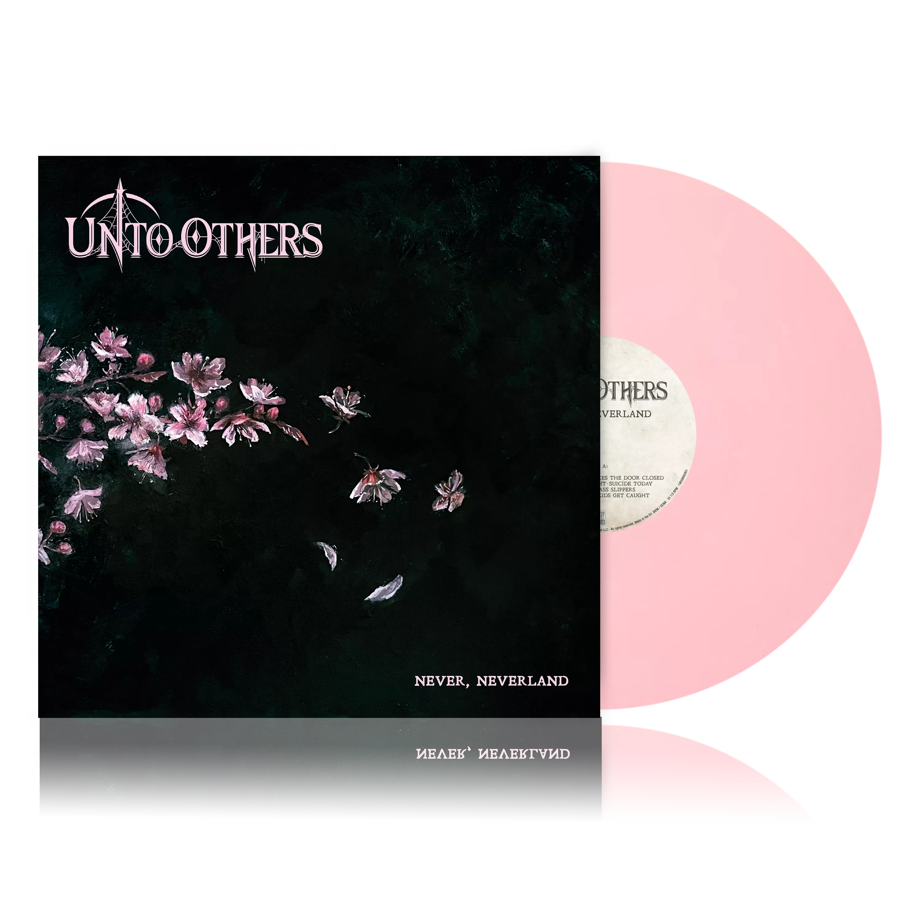 UNTO OTHERS - Never, Neverland · LIGHT PINK LP (Gothic Rock Vinyl)
