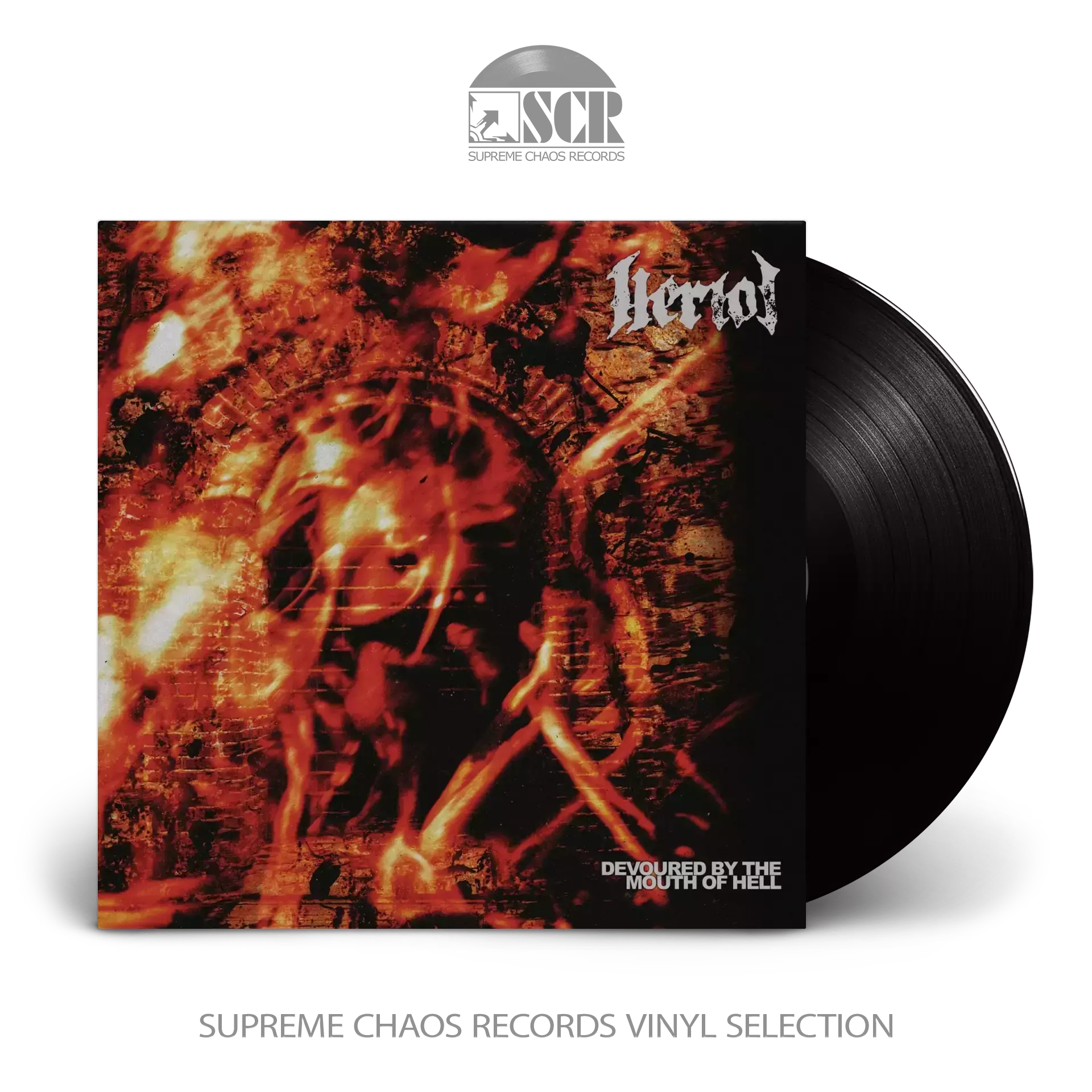 HERIOT · Devoured by the Mouth of Hell | BLACK LP (Industrial Metalcore Vinyl)