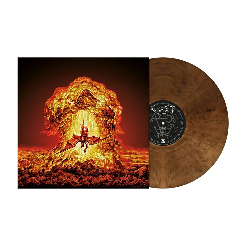 GOST · Prophecy | BEIGE BROWN/BLACK SMOKE MARBLED LP GOST · Prophecy | BEIGE BROWN/BLACK SMOKE MARBLED LP (Dark Wave Vinyl)