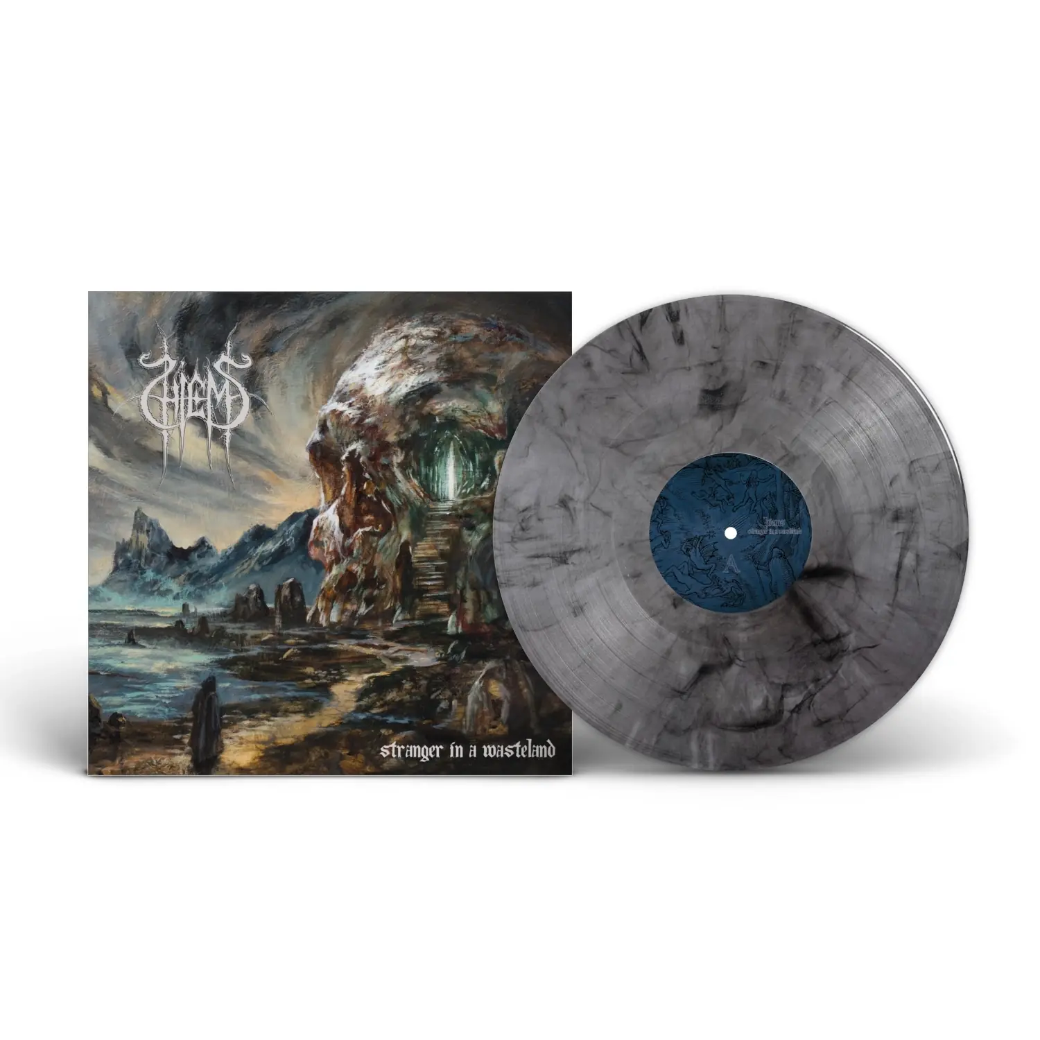 HIEMS - Stranger In A Wasteland · GREY MARBLED LP HIEMS - Stranger In A Wasteland · GREY MARBLED LP (Black Metal Vinyl)