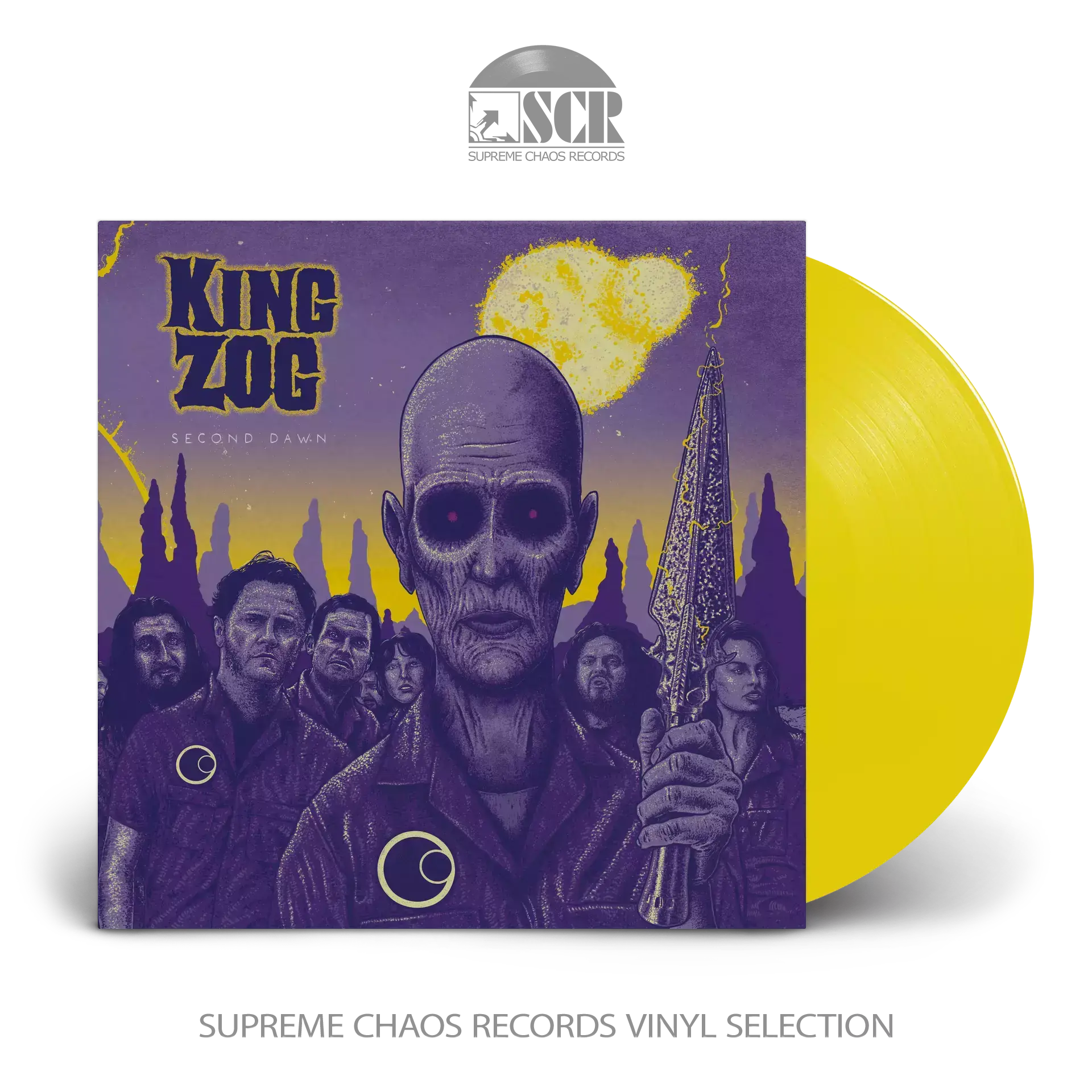 KING ZOG · Second Dawn | YELLOW LP KING ZOG · Second Dawn | YELLOW LP (Doom Metal Vinyl)