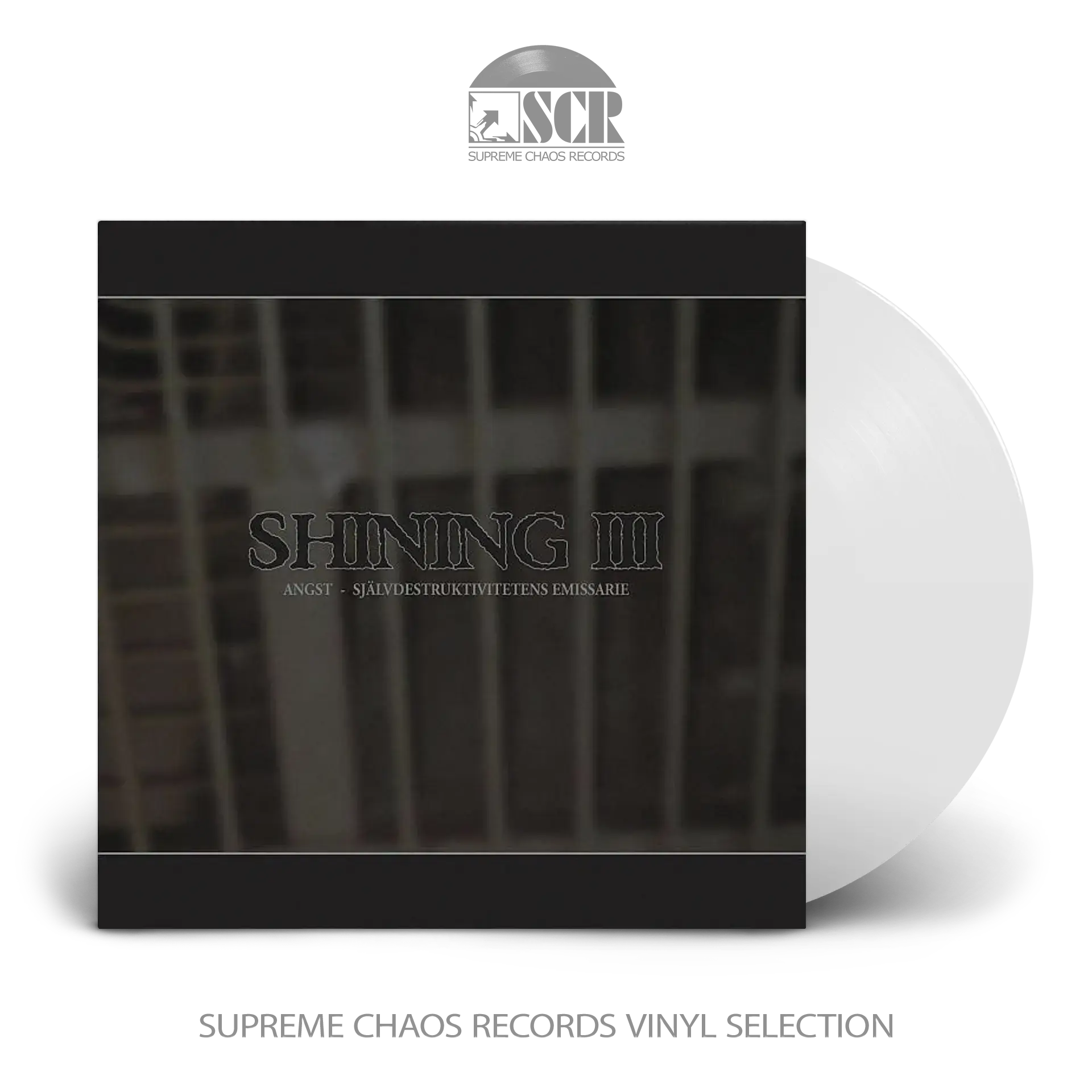 SHINING · III: Angst | CRYSTAL CLEAR LP (Black Metal Vinyl)