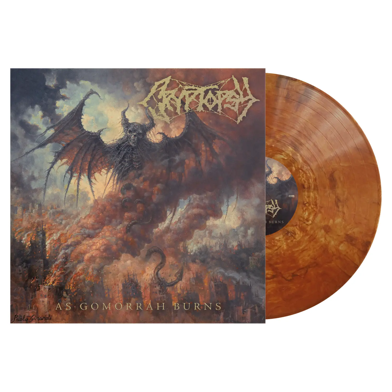 CRYPTOPSY · As Gomorrah Burns | COPPER LP CRYPTOPSY · As Gomorrah Burns | COPPER LP (Death Metal Vinyl)