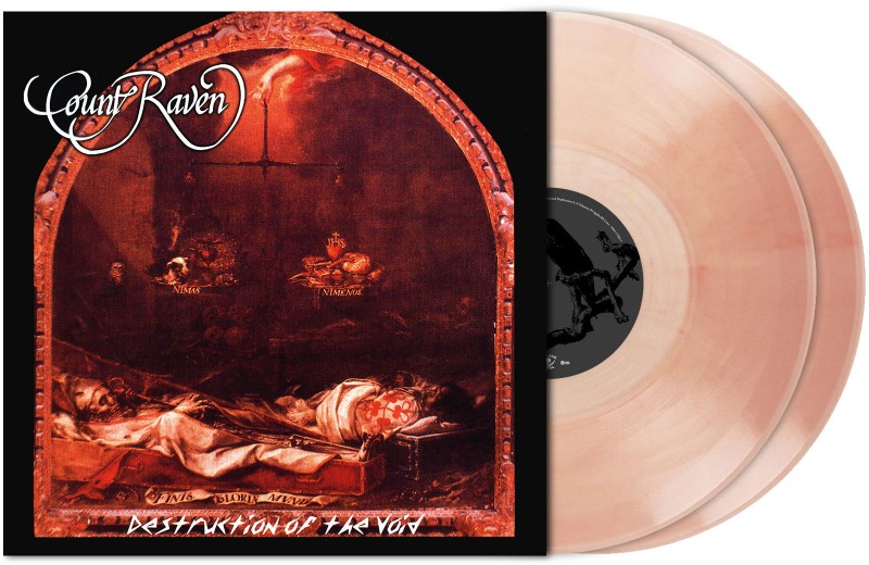 COUNT RAVEN - Destruction Of The Void · ROSE DLP (Doom Metal Vinyl)