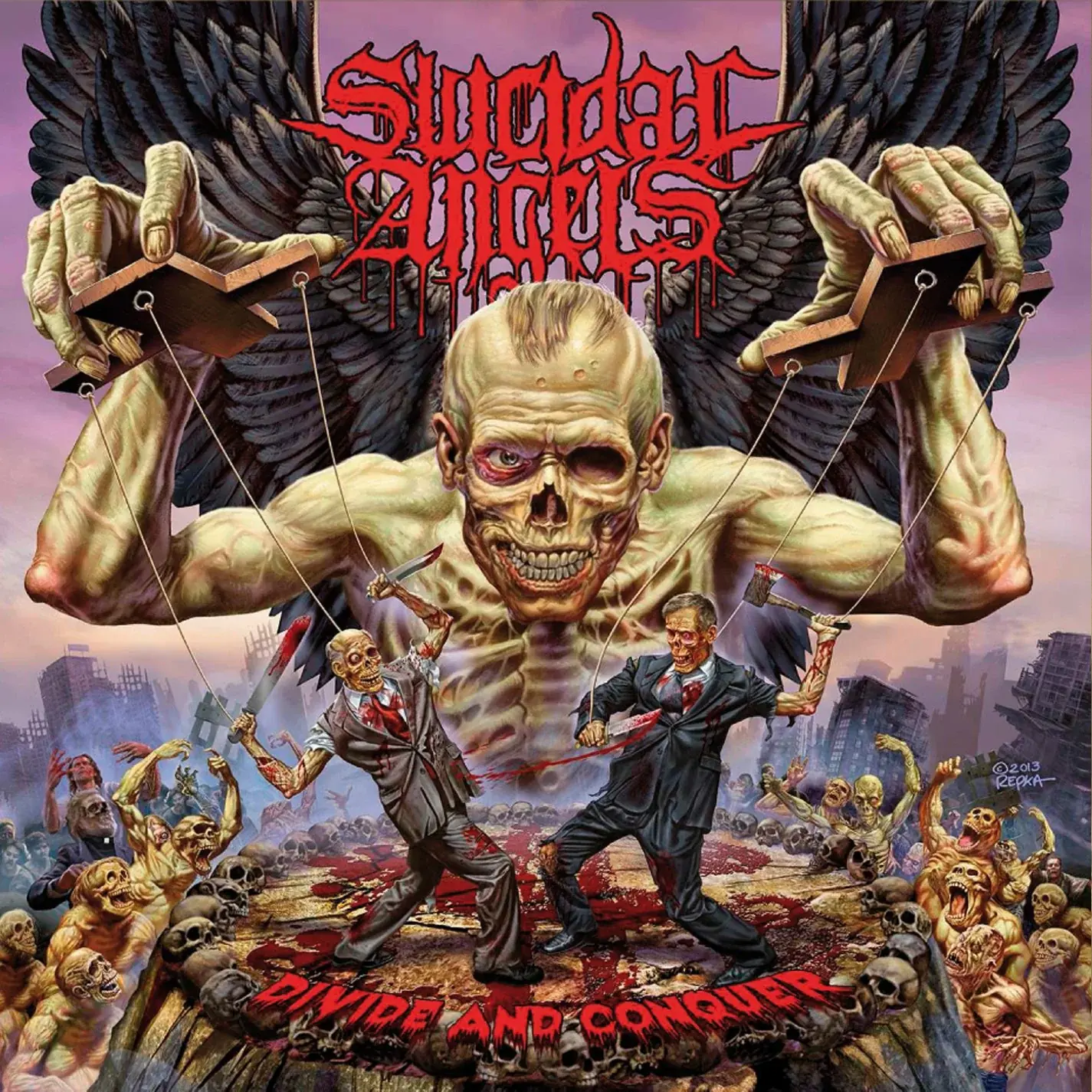 SUICIDAL ANGELS - Divide And Conquer · DIGIPAK CD (Thrash Metal CDs)