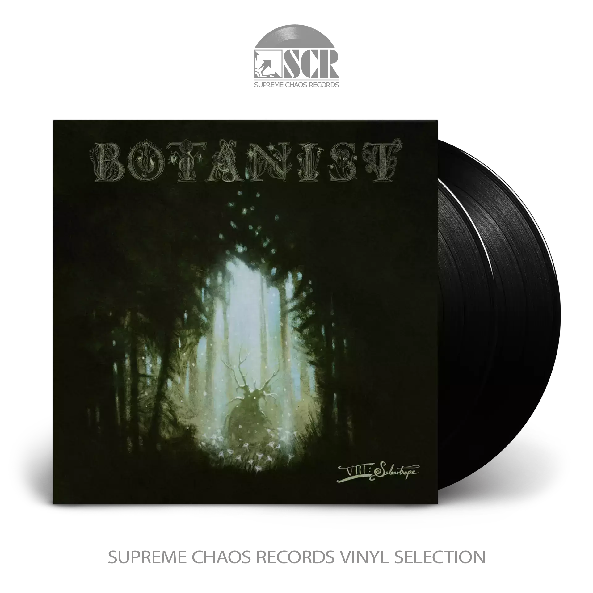 BOTANIST · VIII: Selenotrope | BLACK DLP (Avantgarde Black Metal Vinyl)