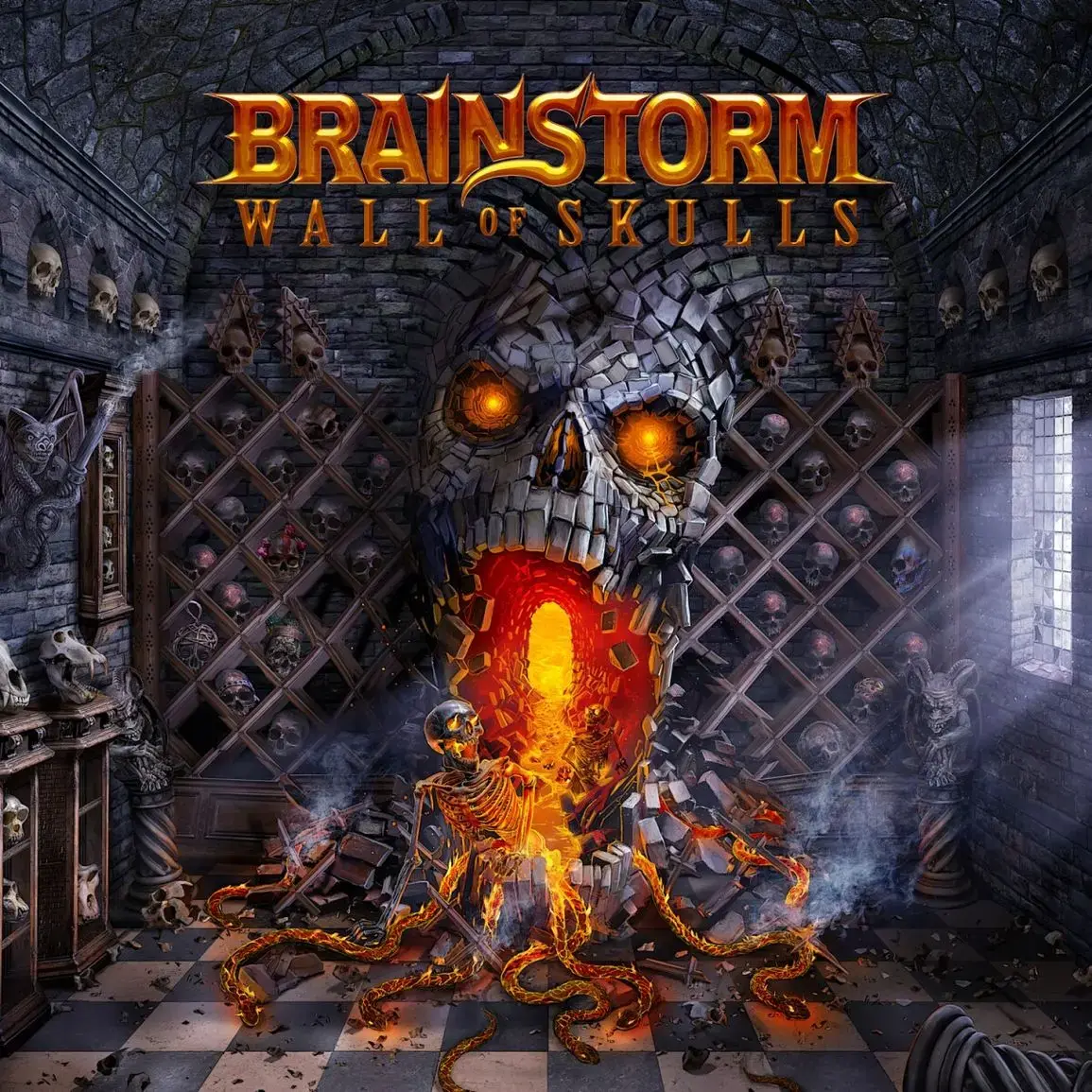 BRAINSTORM · Wall Of Skulls | RED LP (Heavy Metal Vinyl) · Bild 1