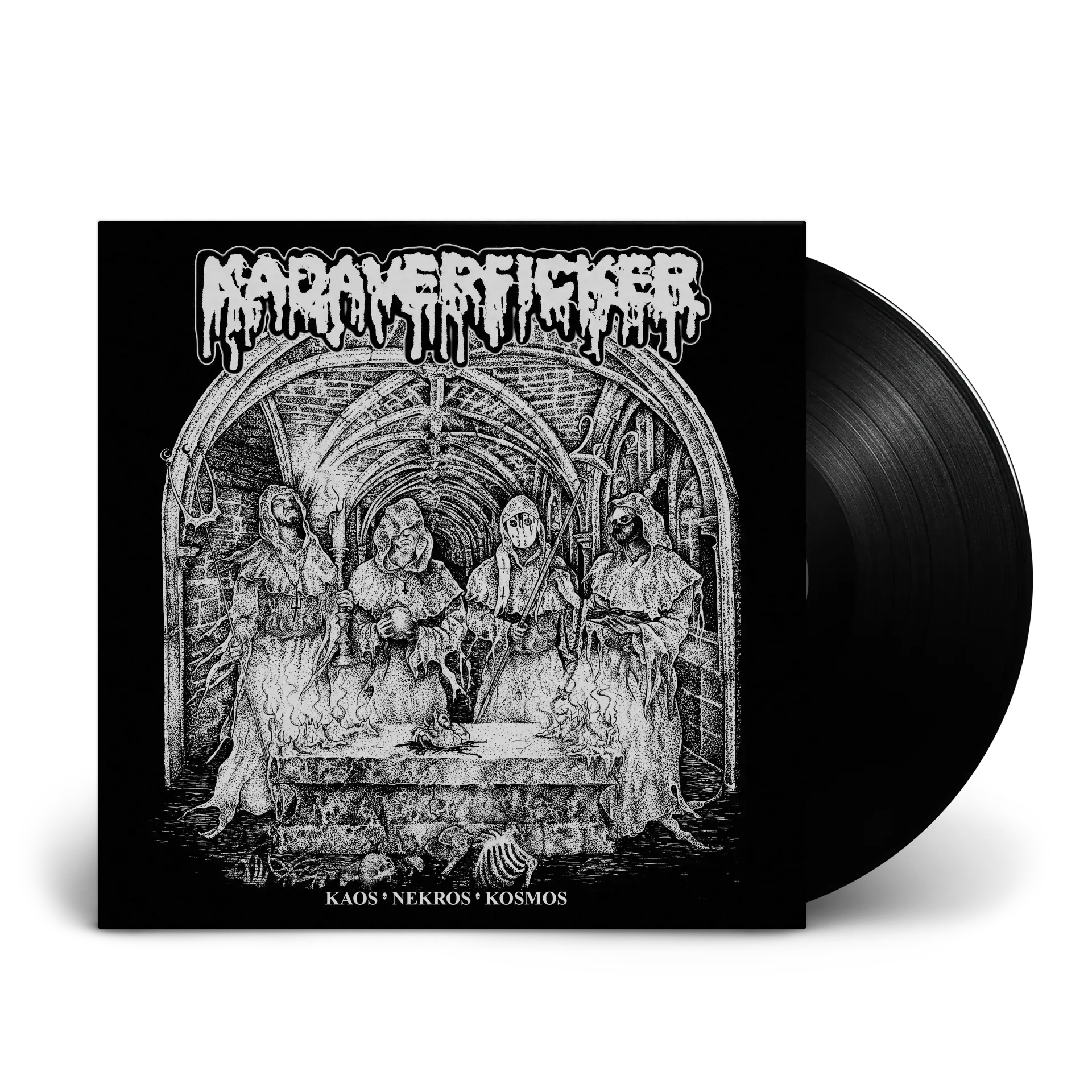 KADAVERFICKER - Kaos Nekros Kosmos · BLACK LP KADAVERFICKER - Kaos Nekros Kosmos · BLACK LP (Death Metal/Grindcore/Black Metal Vinyl)