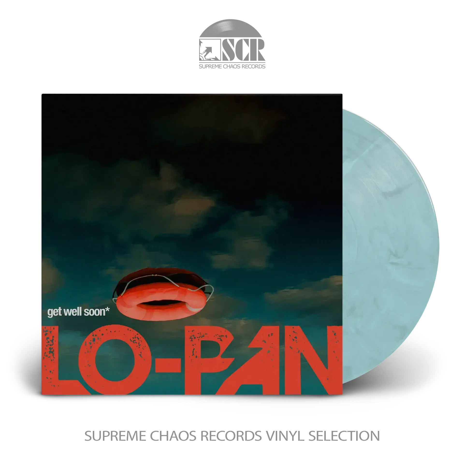 LO-PAN · Get Well Soon | WHITE/GOLD/GREEN MARBLED LP LO-PAN · Get Well Soon | WHITE/GOLD/GREEN MARBLED LP (Hard Rock Vinyl)