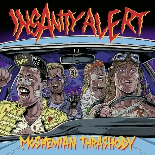 INSANITY ALERT - Moshemian Thrashody · BLACK 10" LP · Bild 1 INSANITY ALERT - Moshemian Thrashody · BLACK 10" LP (Crossover Thrash Metal Thrash / Crossover Vinyl) · Bild 1