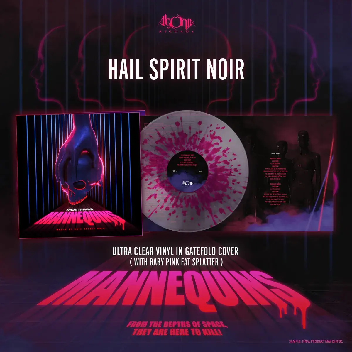 HAIL SPIRIT NOIR · Mannequins | CLEAR/PINK SPLATTER LP · Bild 2 HAIL SPIRIT NOIR · Mannequins | CLEAR/PINK SPLATTER LP (Progressive Metal Vinyl) · Bild 2