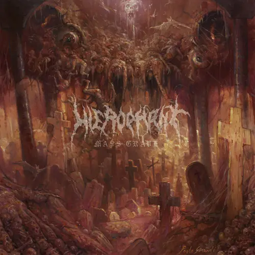 HIEROPHANT - Mass Grave · RED LP (Death Metal/Doom Metal Vinyl) · Bild 1