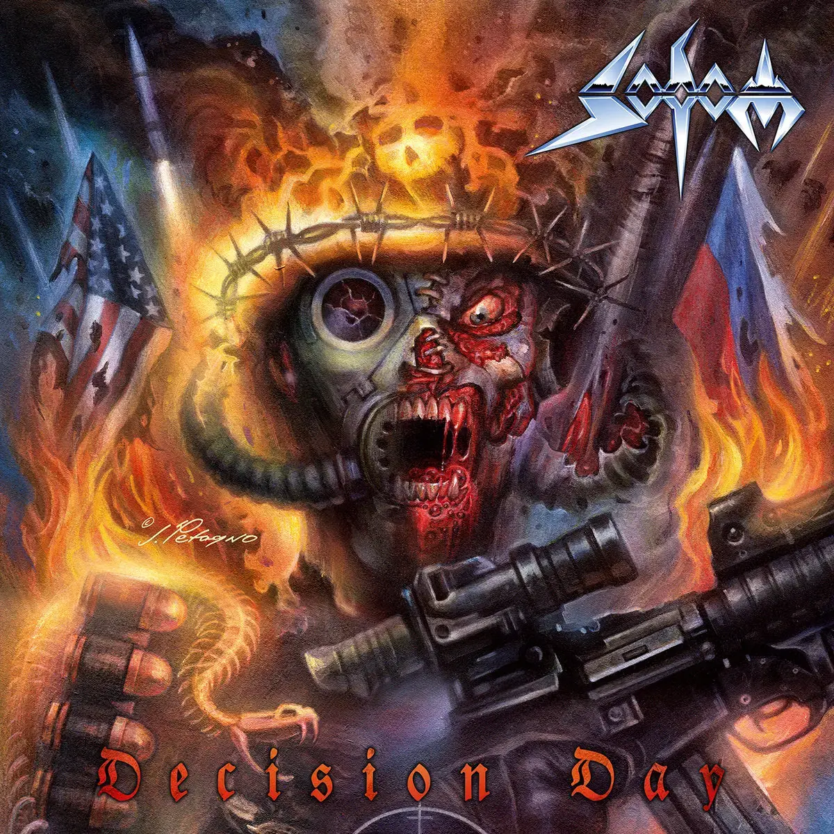 SODOM · Decision Day | YELLOW/RED MARBLED 2LP · Bild 1 SODOM · Decision Day | YELLOW/RED MARBLED 2LP (Thrash Metal Vinyl) · Bild 1