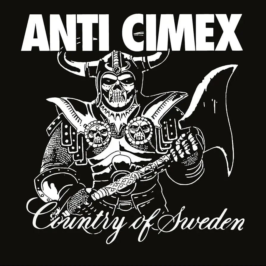 ANTI CIMEX - Absolut Country Of Sweden · WHITE/RED SPLATTER LP · Bild 1 ANTI CIMEX - Absolut Country Of Sweden · WHITE/RED SPLATTER LP (Hardcore/Punk/Heavy Metal Vinyl) · Bild 1