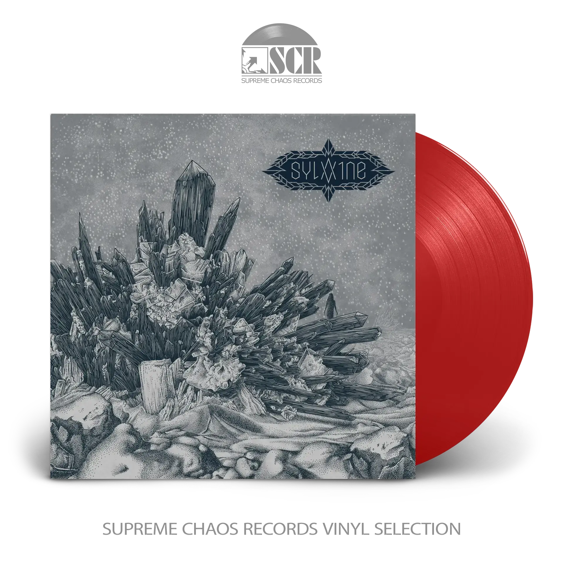 SYLVAINE - Atoms Aligned, Coming Undone · TRANSPARENT RED LP (Post Metal Vinyl)