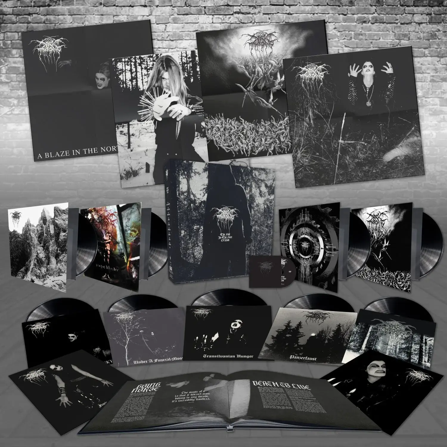 DARKTHRONE - The Fist In The Face Of God · 9LP BOX SET DARKTHRONE - The Fist In The Face Of God · 9LP BOX SET (Black Metal Vinyl)