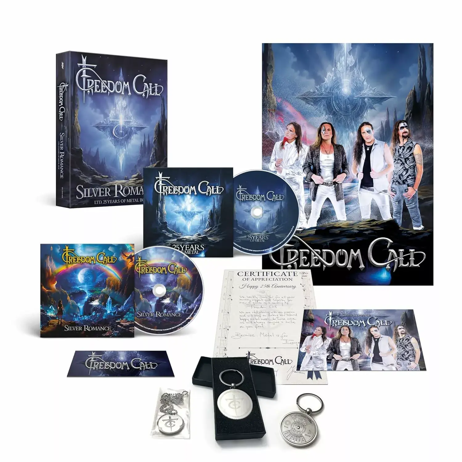 FREEDOM CALL · Silver Romance | LIMITED FANBOX (Heavy Metal CDs)