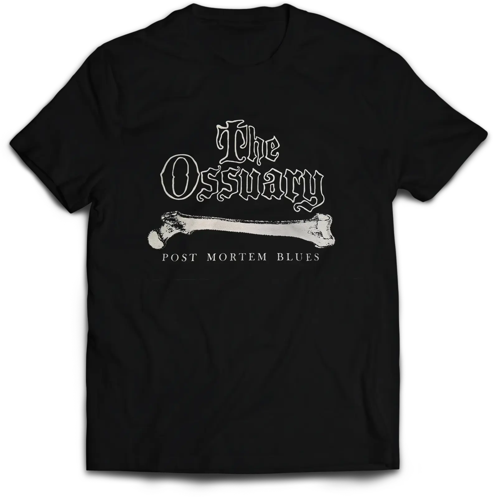 THE OSSUARY · Post Mortem Blues Bones | T-SHIRT (Doom Metal/Heavy Metal/Psychedelic Rock Clothes)