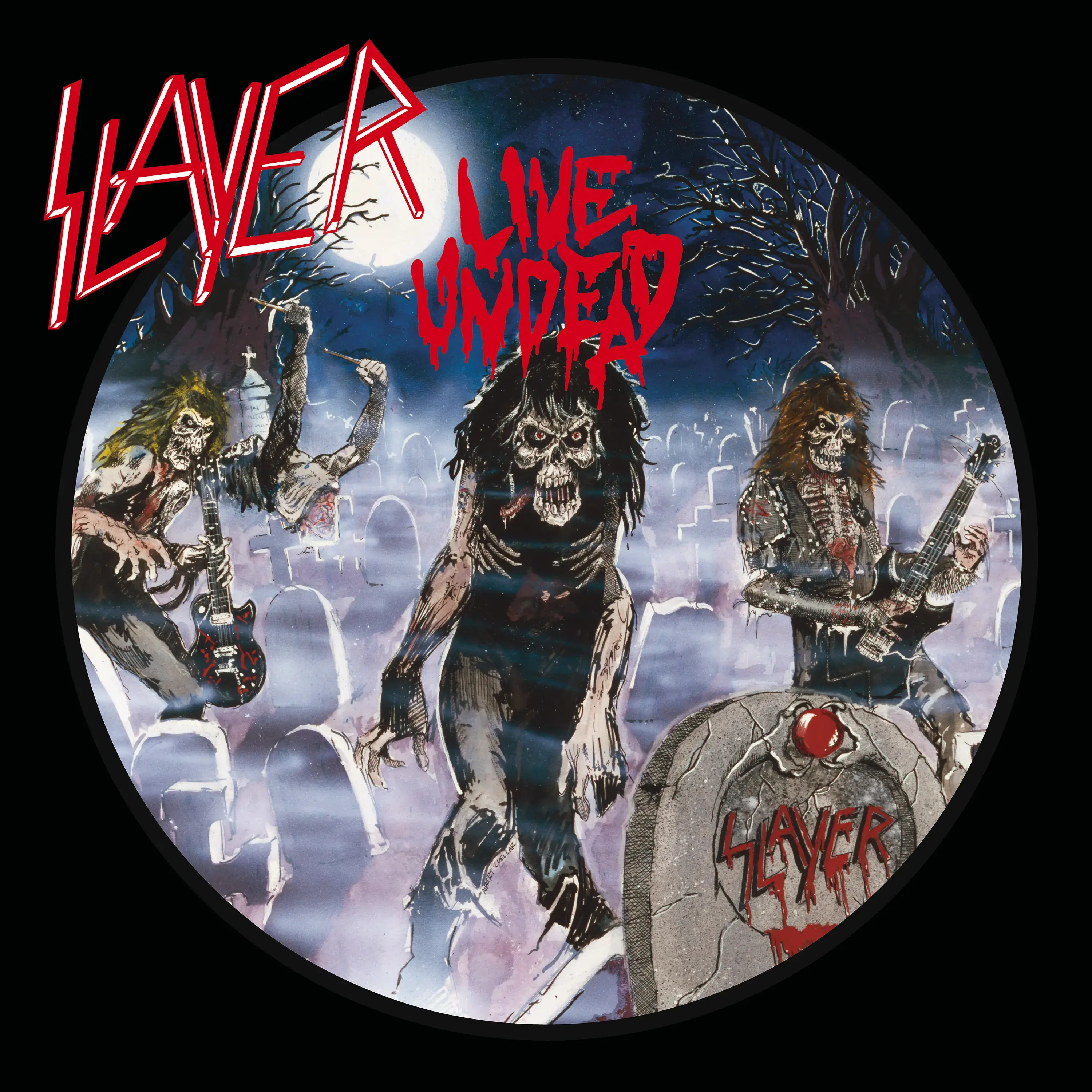 SLAYER - Live Undead · WHITE LP · Bild 1 SLAYER - Live Undead · WHITE LP (Thrash Metal Vinyl) · Bild 1