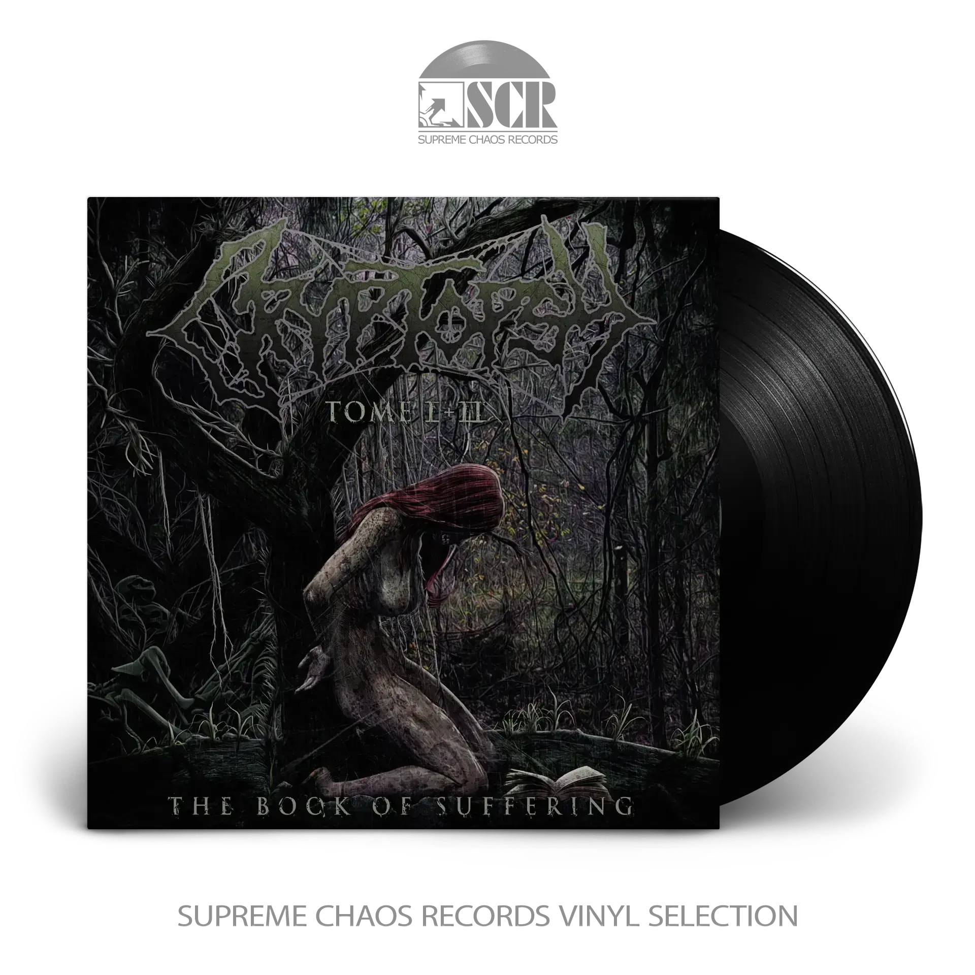 CRYPTOPSY - The Book Of Suffering - Tome I + II · BLACK LP (Progressive Metal/Death Metal Vinyl)