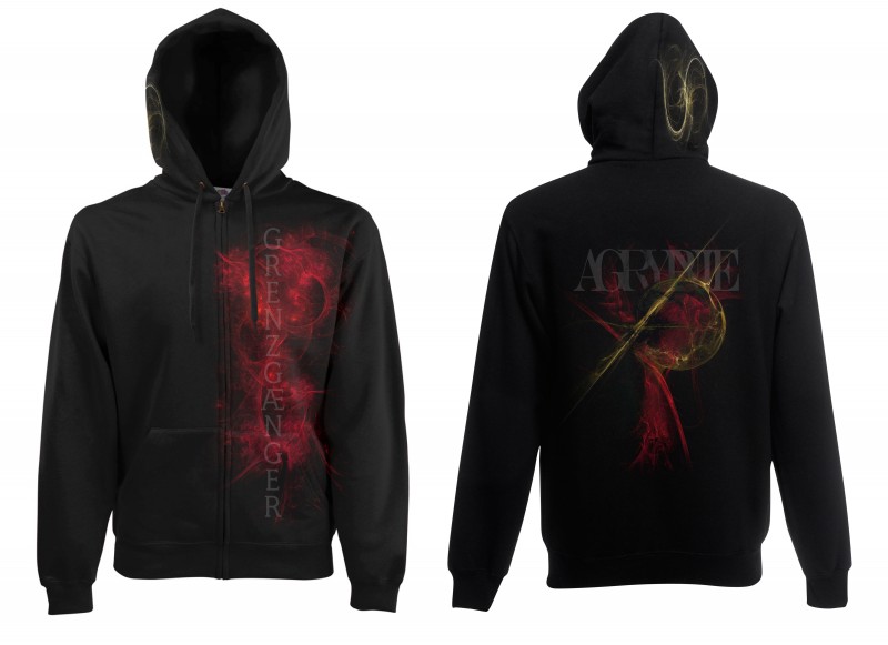 AGRYPNIE · Motiv: Grenzgænger-Album Zipper | ZIP-S (Black Metal Clothes)