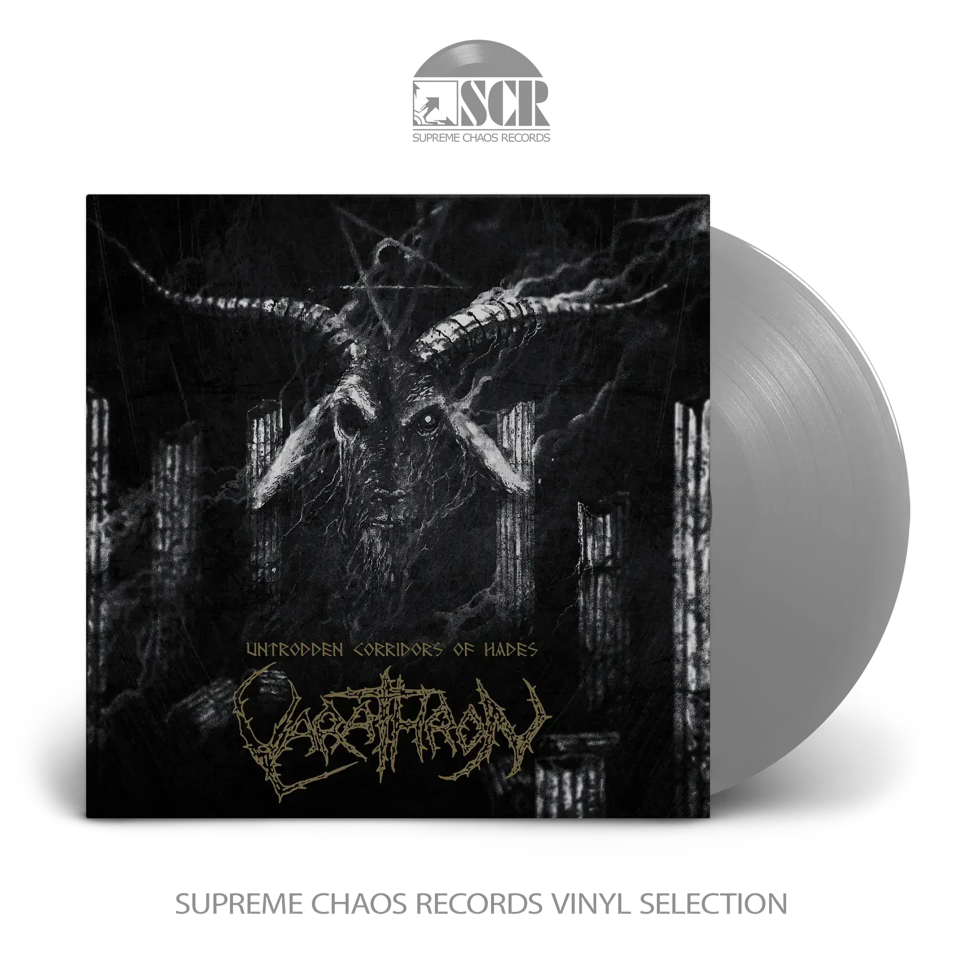 VARATHRON · Untrodden Corridors Of Hades | SILVER LP VARATHRON · Untrodden Corridors Of Hades | SILVER LP (Black Metal Vinyl)