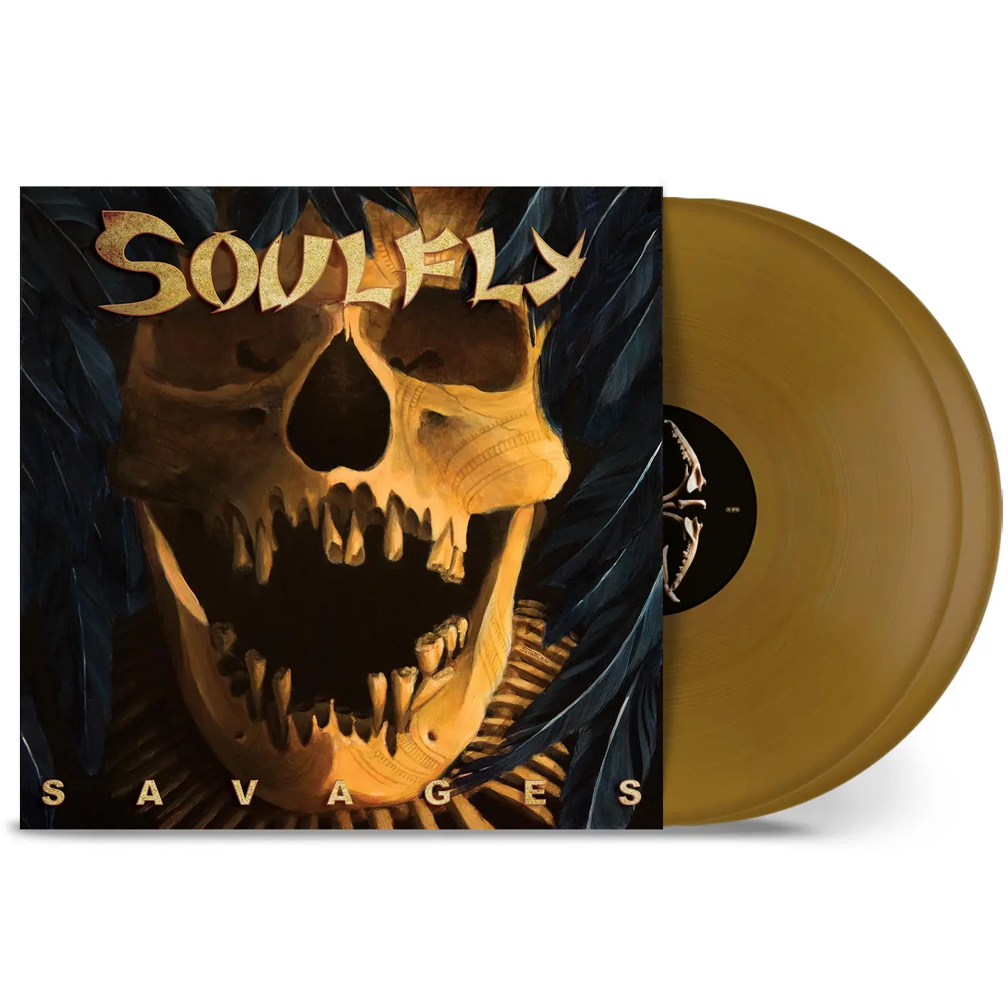 SOULFLY - Savages (10th Anniversary Edition) · GOLD DOUBLE VINYL SOULFLY - Savages (10th Anniversary Edition) · GOLD DOUBLE VINYL (Thrash Metal Vinyl)