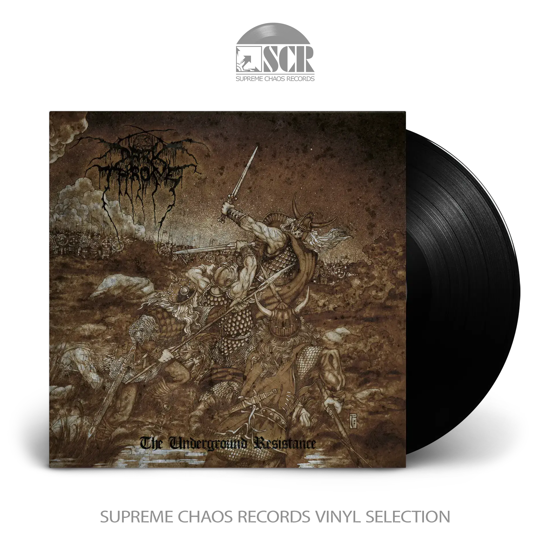 DARKTHRONE - The Underground Resistance (Re-Release) · BLACK LP (Black Metal Vinyl)