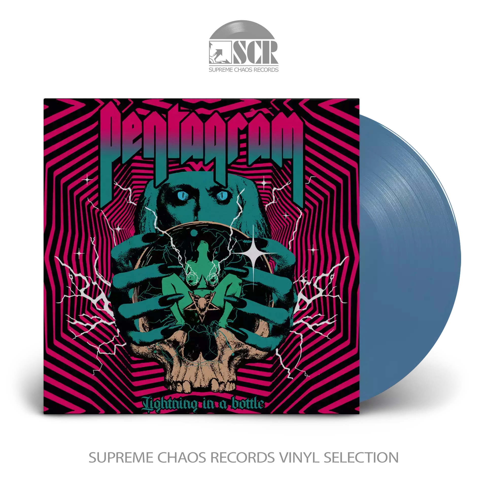 PENTAGRAM - Lightning In A Bottle · AQUA BLUE LP (Doom Metal Vinyl)