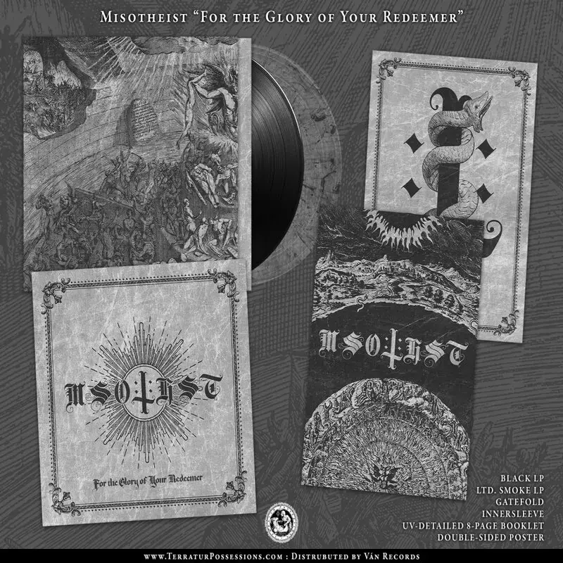 MISOTHEIST - For The Glory Of Your Redeemer · BLACK LP · Bild 2 MISOTHEIST - For The Glory Of Your Redeemer · BLACK LP (Black Metal Vinyl) · Bild 2