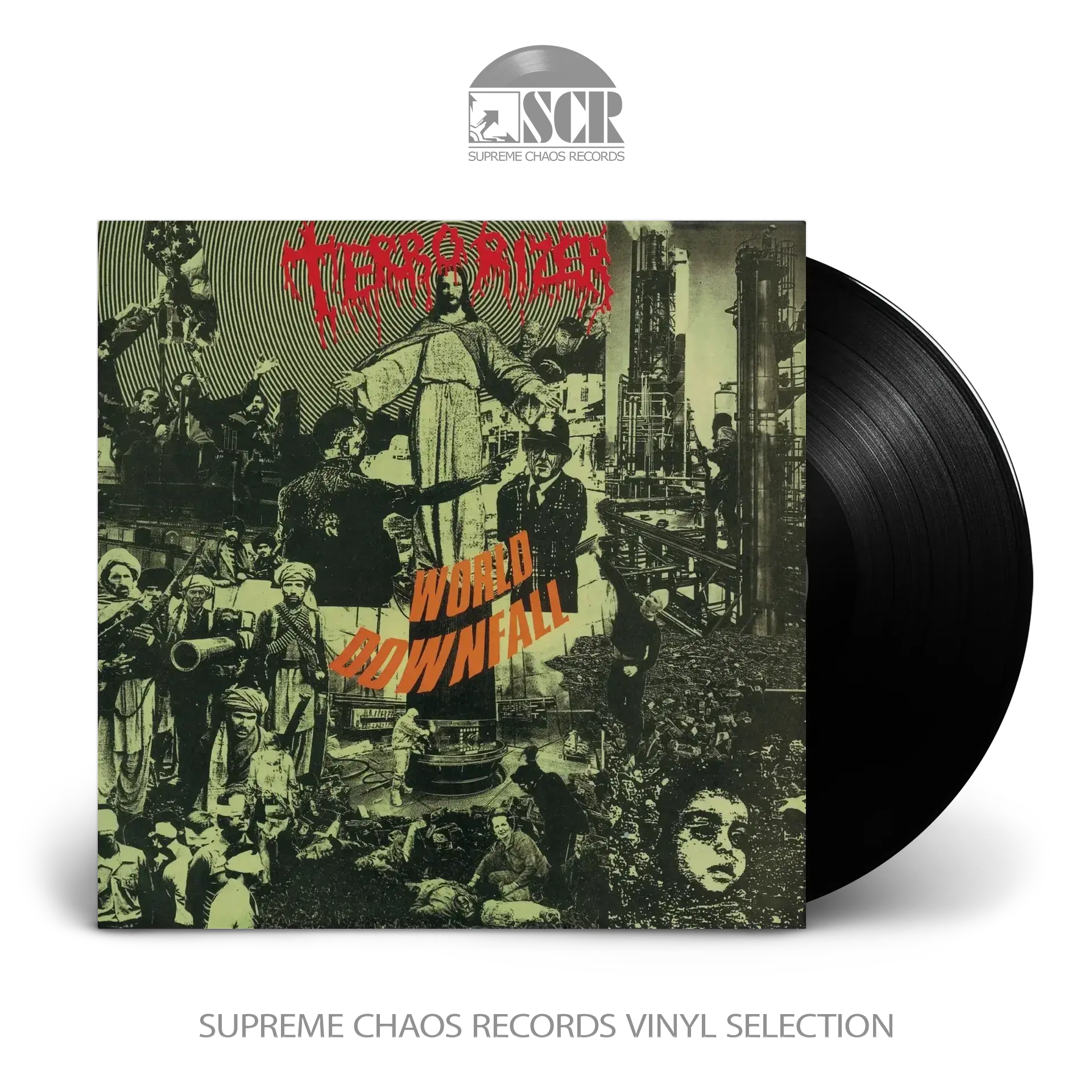 TERRORIZER · World Downfall (FDR Remaster) | BLACK LP (Death Metal/Grindcore Vinyl)