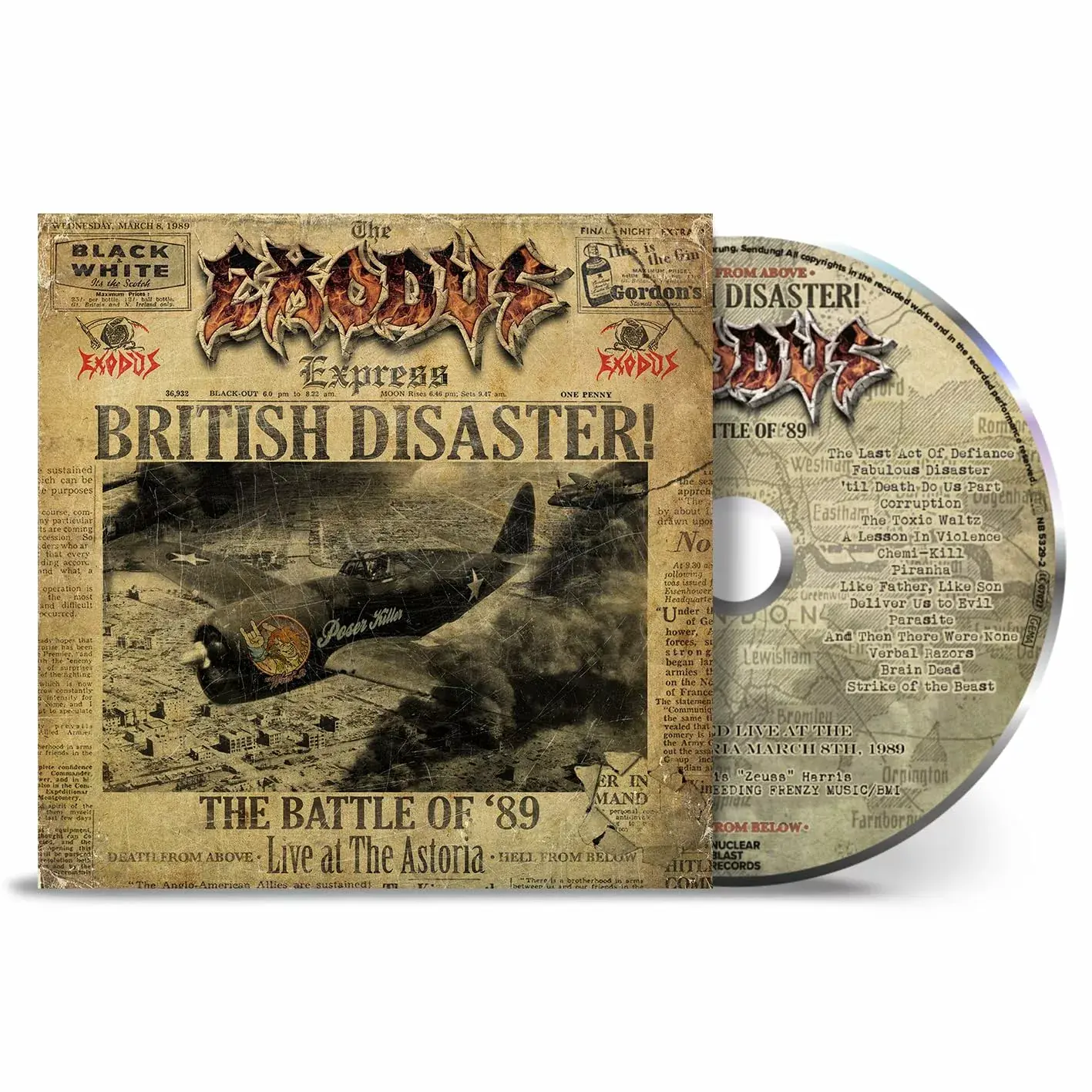 EXODUS · British Disaster: The Battle of '89 (Live At The Astoria) | CD (Thrash Metal CDs)