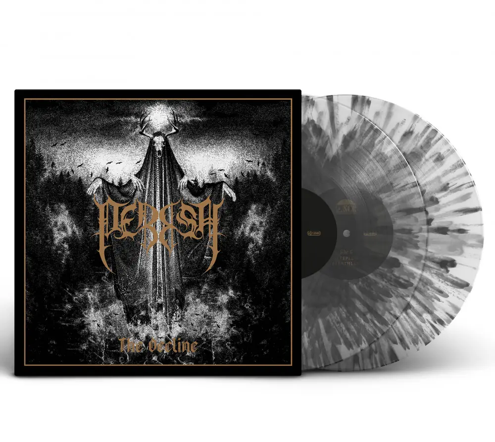 PERISH - The Decline · CLEAR/BLACK/GREY 2LP PERISH - The Decline · CLEAR/BLACK/GREY 2LP (Black Metal Vinyl)