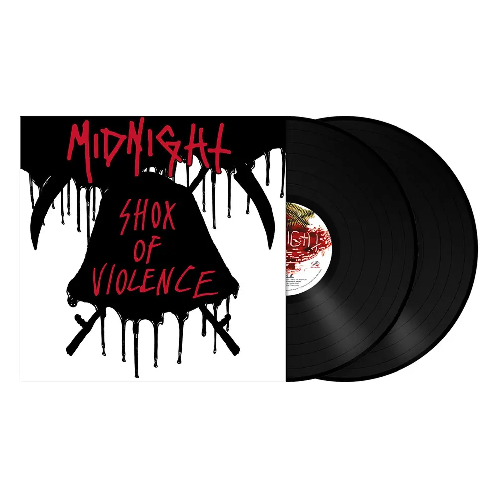 MIDNIGHT · Shox Of Violence (Re-Issue) | BLACK 2LP MIDNIGHT · Shox Of Violence (Re-Issue) | BLACK 2LP (Black Metal/Thrash Metal Vinyl)