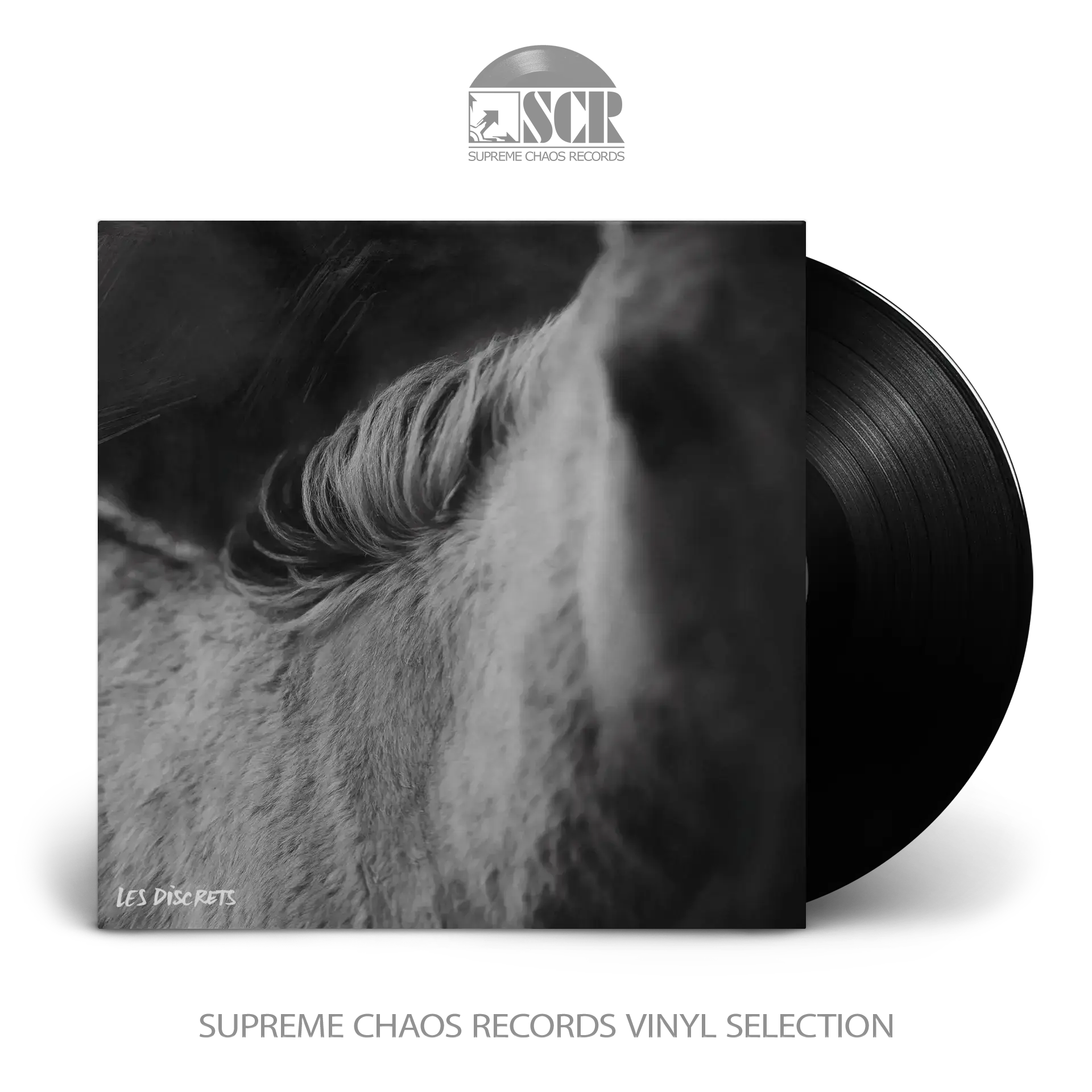 LES DISCRETS · Rue Octavio Mey / Fleur des Murailles | BLACK LP (Progressive Rock Vinyl)