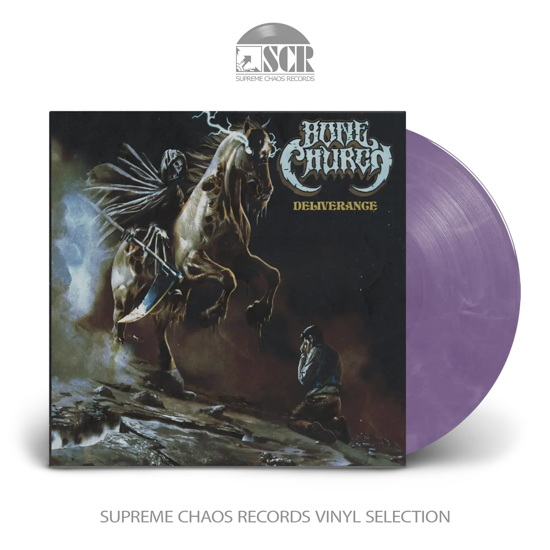 BONE CHURCH - Deliverance · PURPLE LP (Doom Metal/Stoner Metal Vinyl)