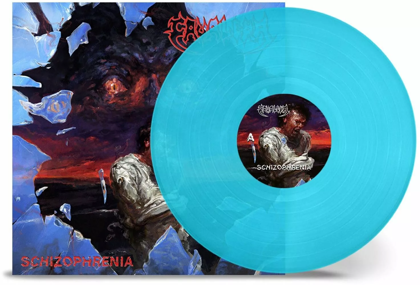 CAVALERA · Schizophrenia | TRANSPARENT CURACAO LP CAVALERA · Schizophrenia | TRANSPARENT CURACAO LP (Death Metal Vinyl)