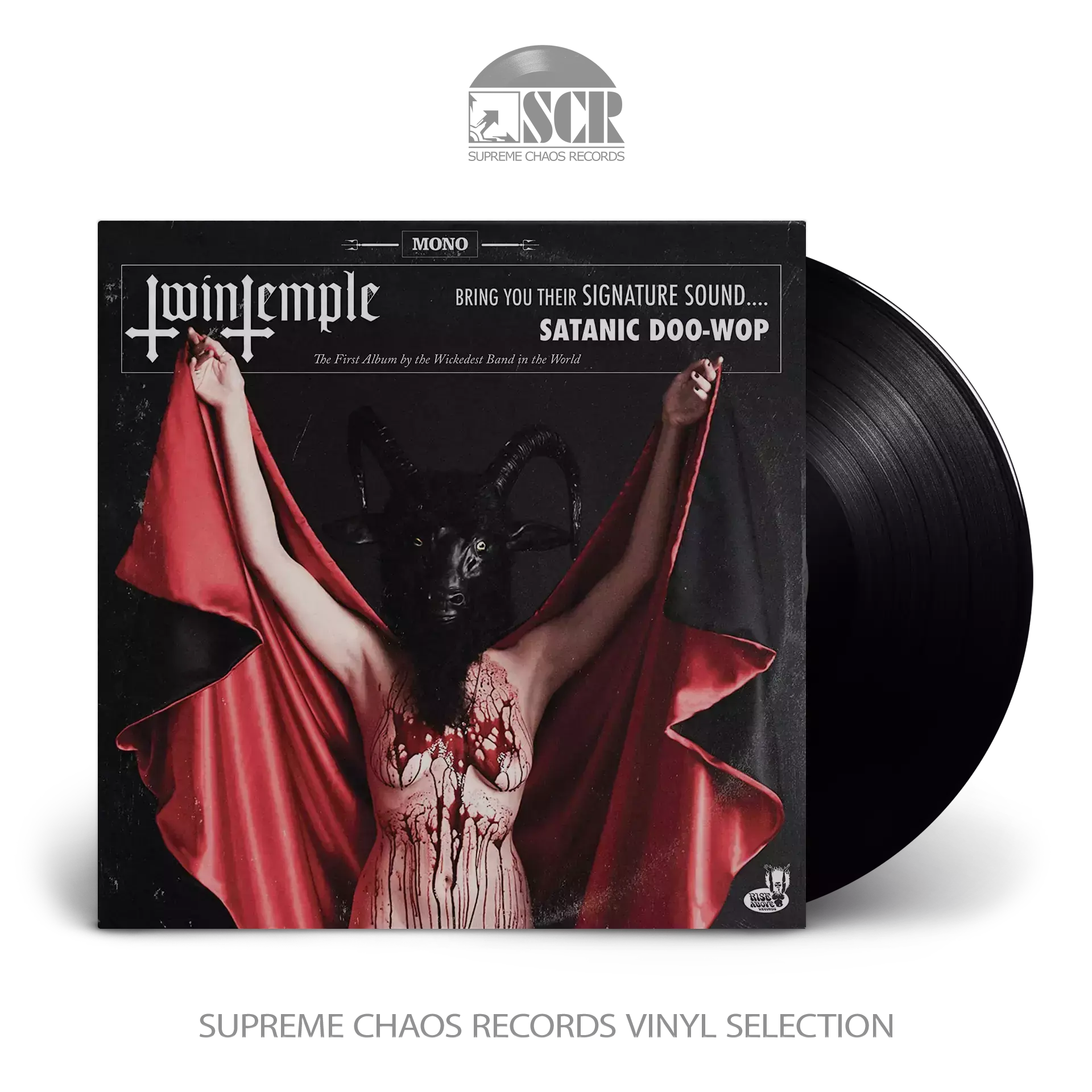 TWIN TEMPLE - Twin Temple (Bring You Their Signature Sound.... Satanic Doo-Wop) · BLACK LP (Hard Rock Vinyl)
