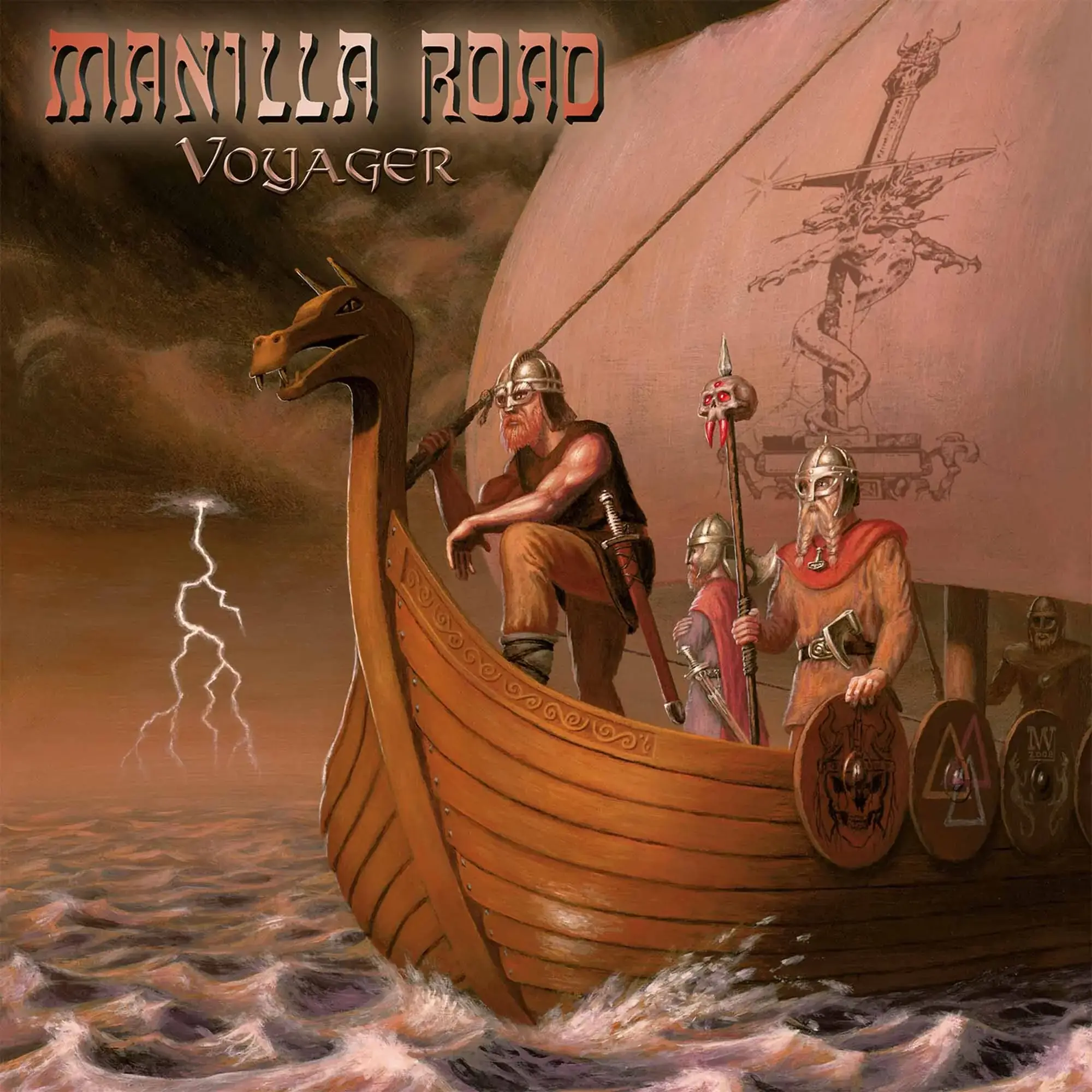 MANILLA ROAD · Voyager [SILVER LP+10"] | DLP (Heavy Metal Vinyl) · Bild 1