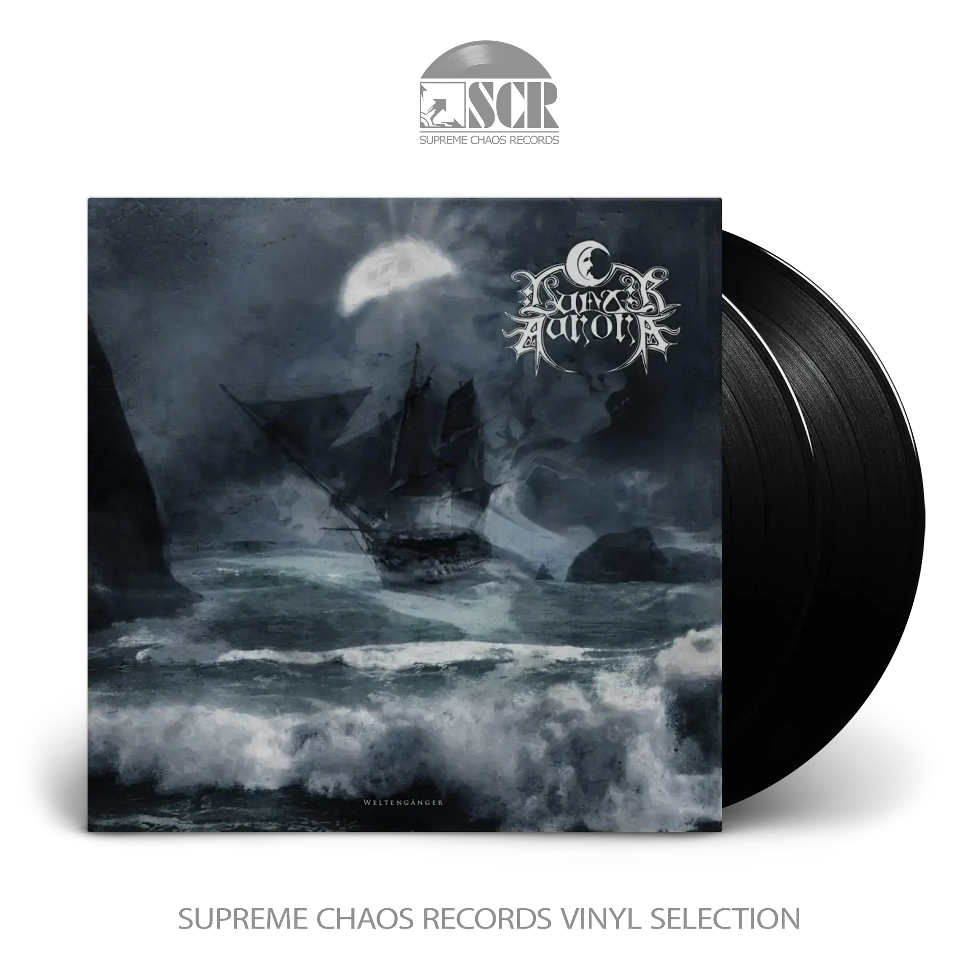 LUNAR AURORA · Weltengänger | BLACK 2LP (Black Metal Vinyl)