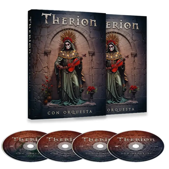 THERION - Con Orquesta · A5 DIGIPAK 2CD+DVD+BLURAY (Symphonic Metal CDs)