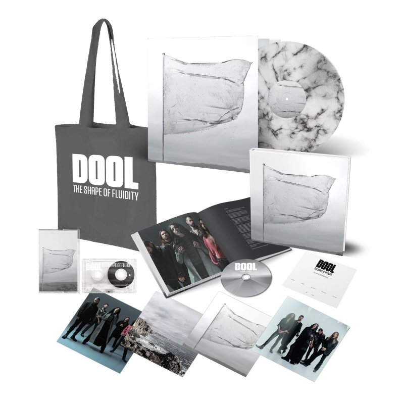DOOL · The Shape Of Fluidity | CLEAR/BLACK MARBLED LP BUNDLE (Heavy Rock Vinyl)