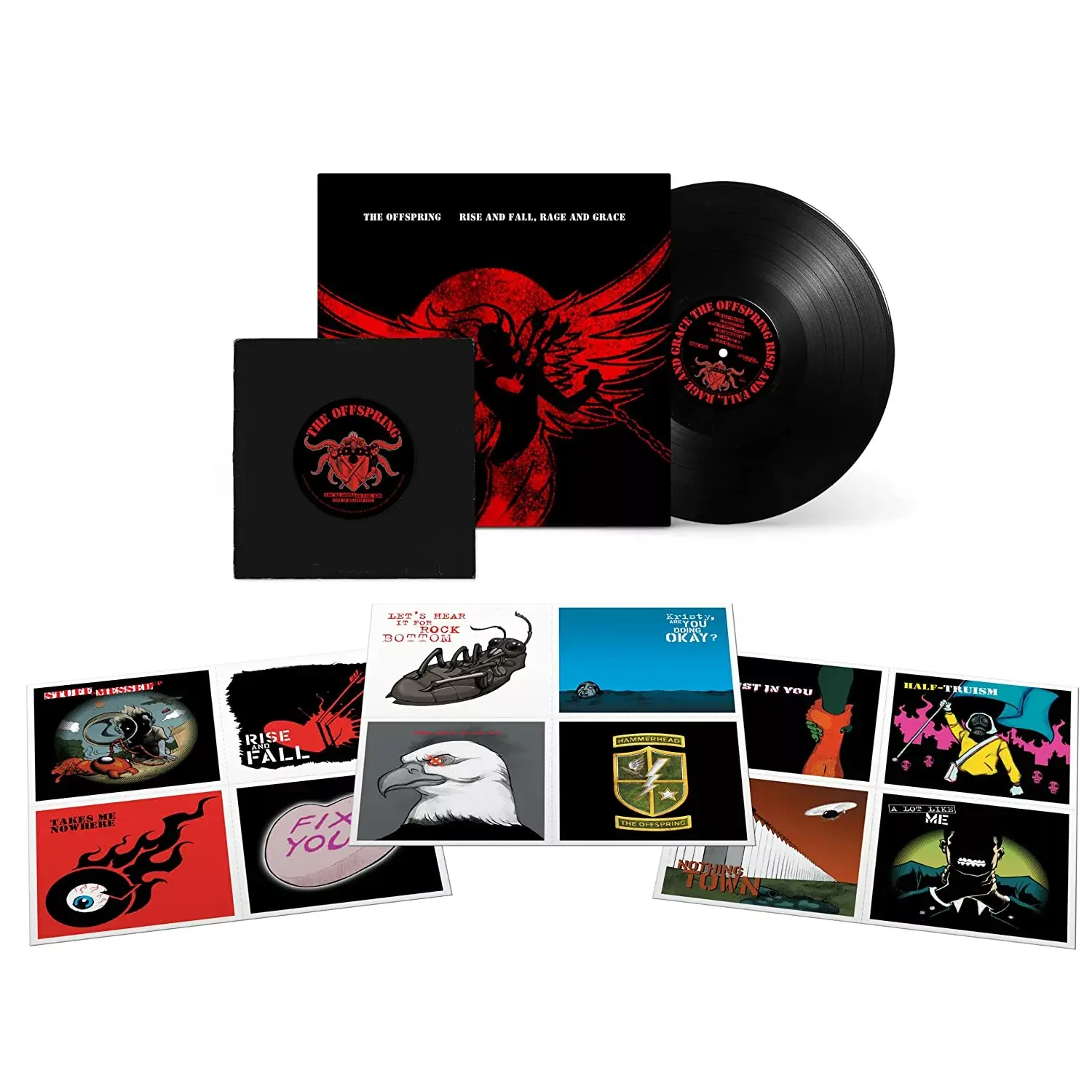 THE OFFSPRING · Rise And Fall, Rage And Grace | BLACK LP + 7" SET THE OFFSPRING · Rise And Fall, Rage And Grace | BLACK LP + 7" SET (Punk Rock Vinyl)