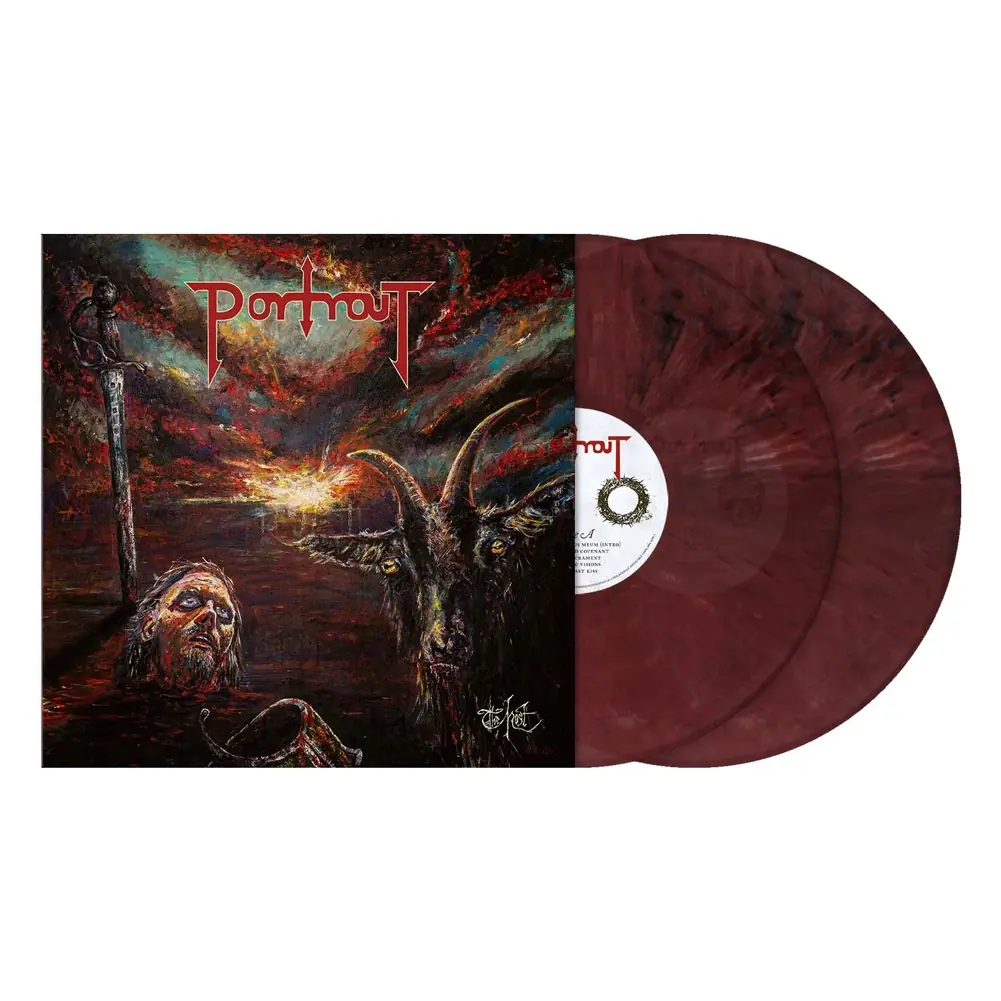 PORTRAIT · The Host | BURGUNDY/RED MARBLED DLP (Heavy Metal Vinyl)