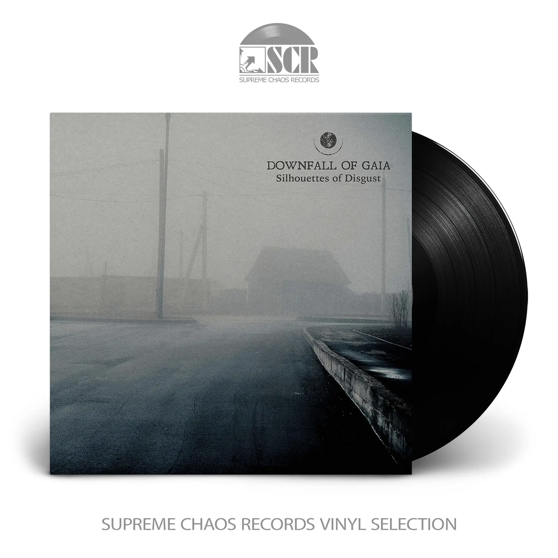 DOWNFALL OF GAIA - Silhouettes of Disgust · BLACK LP (Post Metal Vinyl)