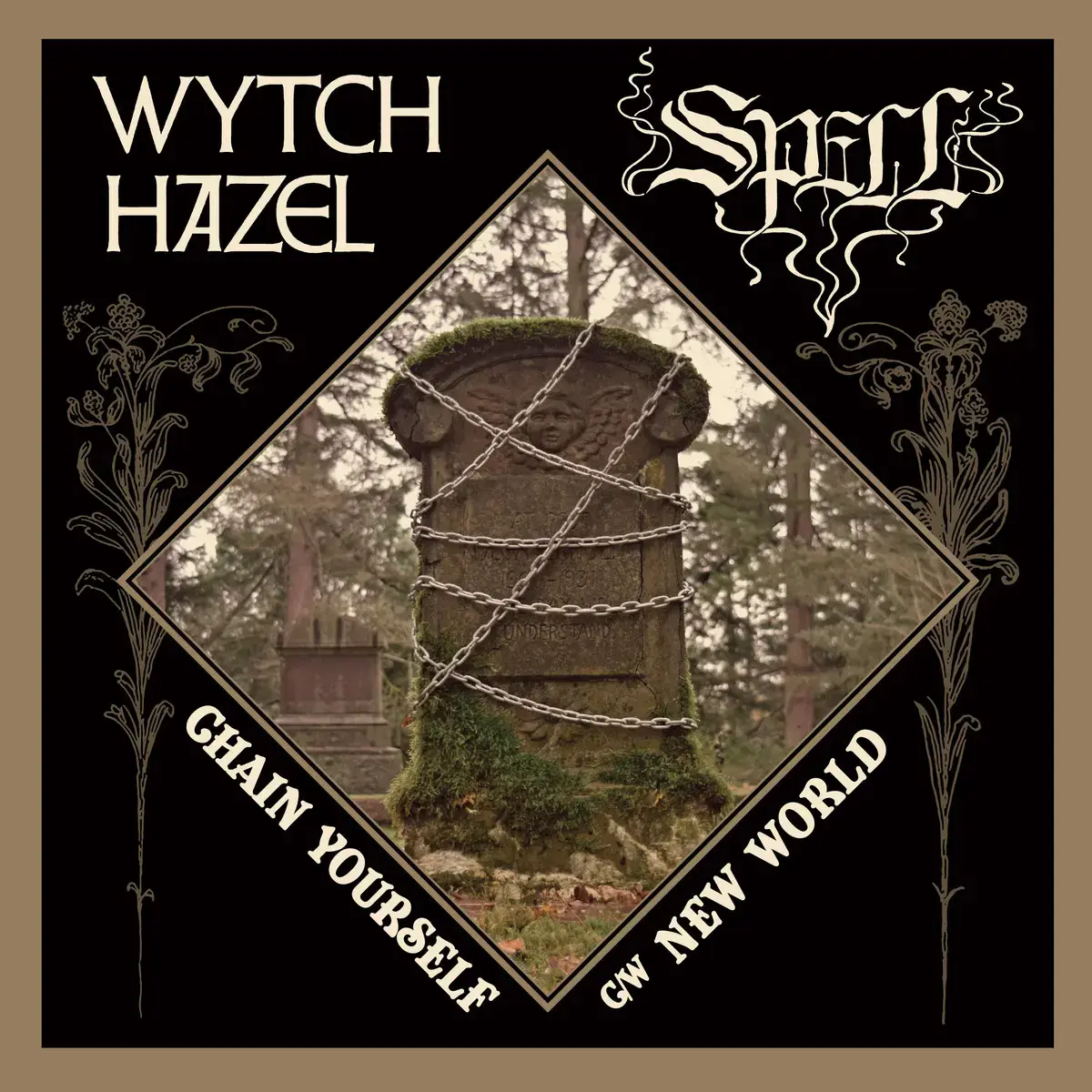 WYTCH HAZEL / SPELL - Chain Yourself / New World · COLORED 7" EP · Bild 1 WYTCH HAZEL / SPELL - Chain Yourself / New World · COLORED 7" EP (Heavy Metal Vinyl) · Bild 1