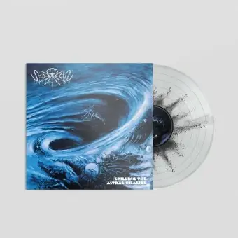 SIDEREAN - Spilling The Astral Chalice · CLEAR/BLACK DUST SPLATTER LP SIDEREAN - Spilling The Astral Chalice · CLEAR/BLACK DUST SPLATTER LP (Progressive Death Metal Vinyl)