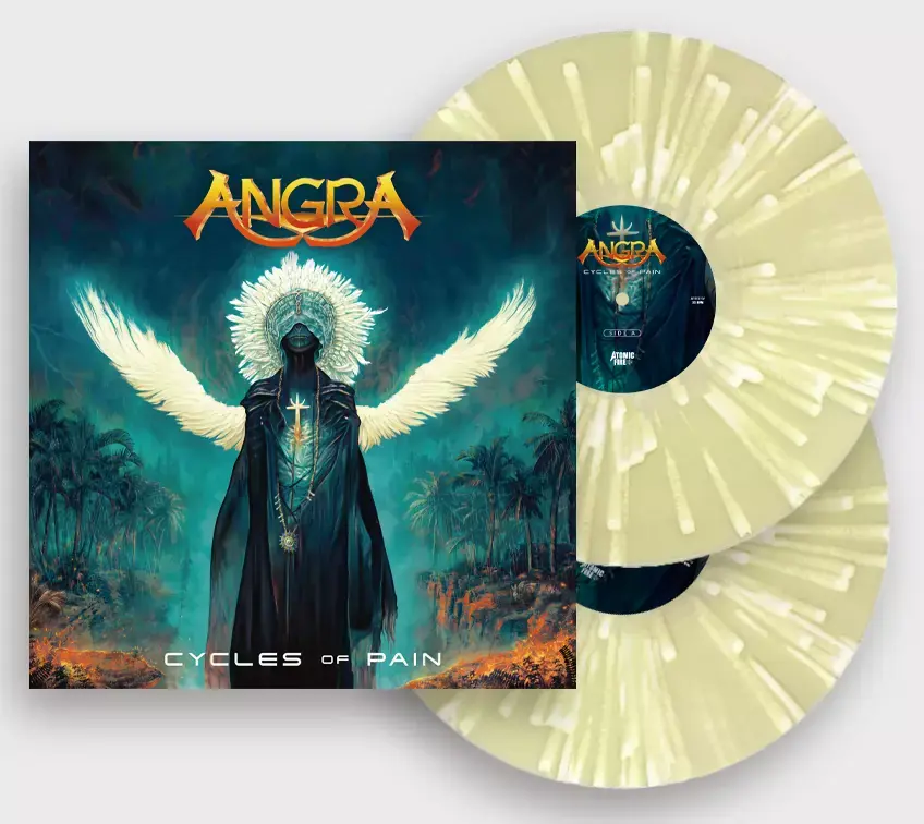 ANGRA - Cycles Of Pain · CLEAR/YELLOW/WHITE SPLATTER DOUBLE VINYL (Power Metal Vinyl)
