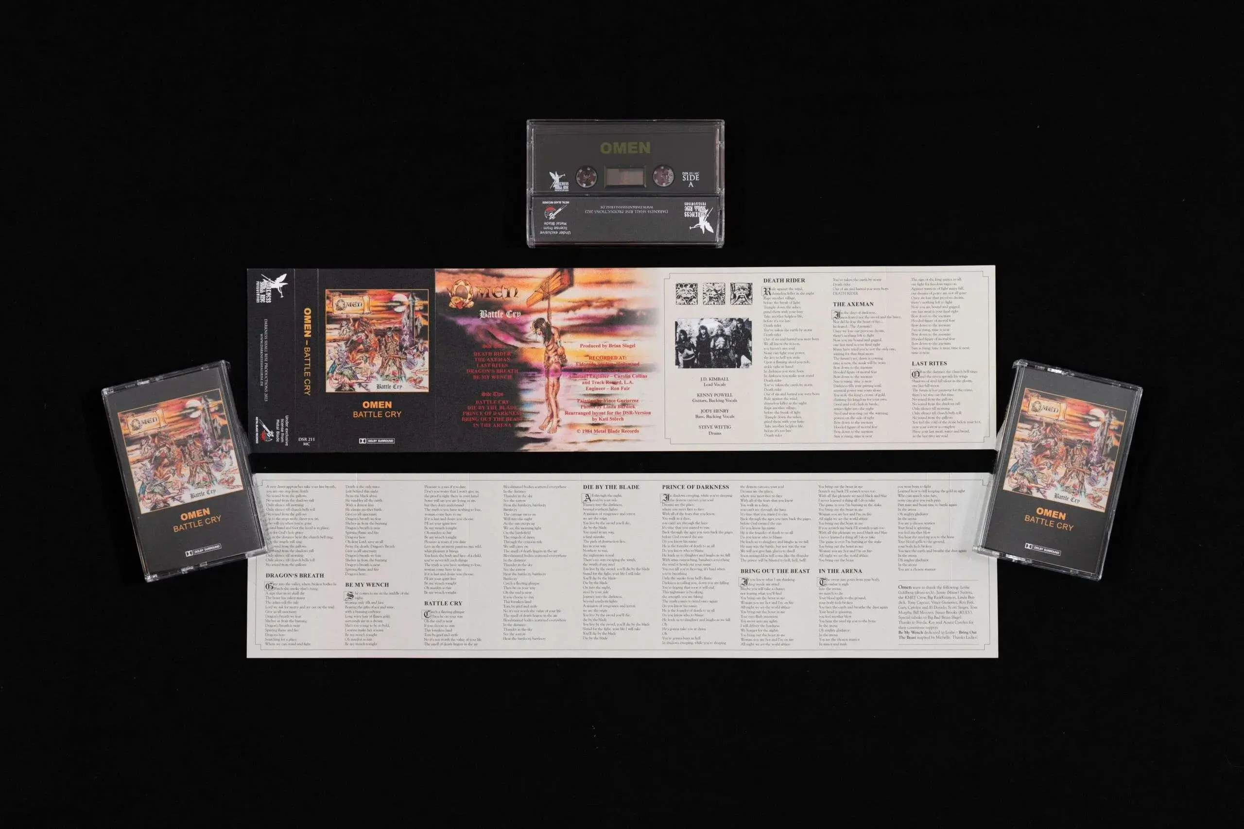 OMEN - Battle Cry · BLACK TAPE · Bild 2 OMEN - Battle Cry · BLACK TAPE (Heavy Metal Tapes) · Bild 2