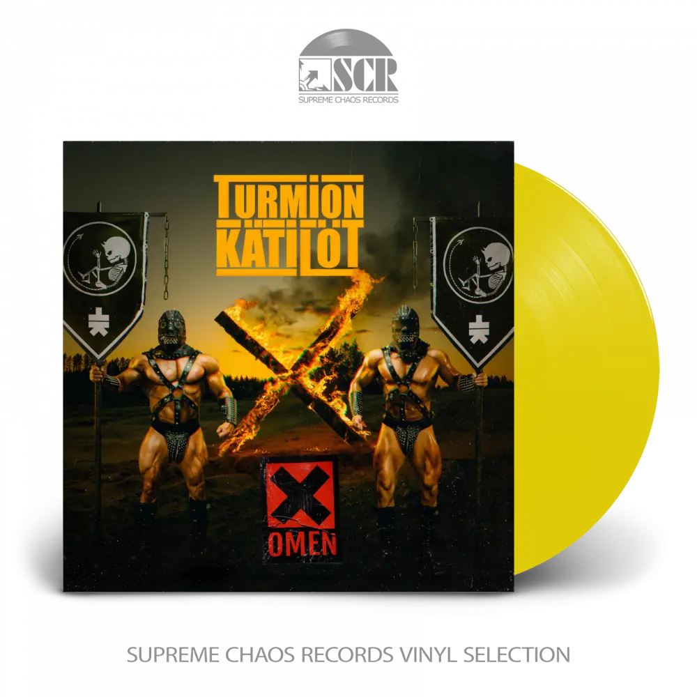 TURMION KÄTILÖT - Omen X · YELLOW VINYL LP (Industrial Vinyl)